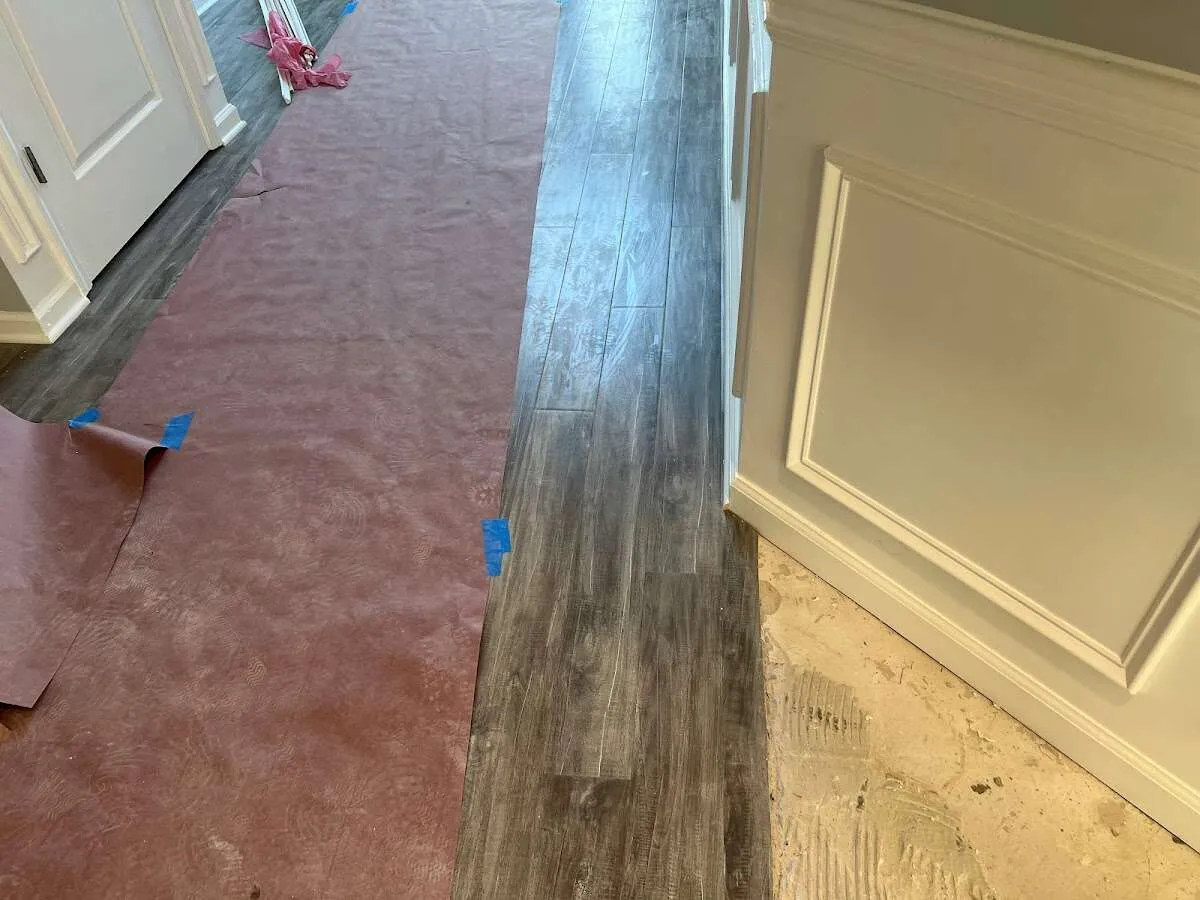 Completed marble shower restoration in Webster Groves